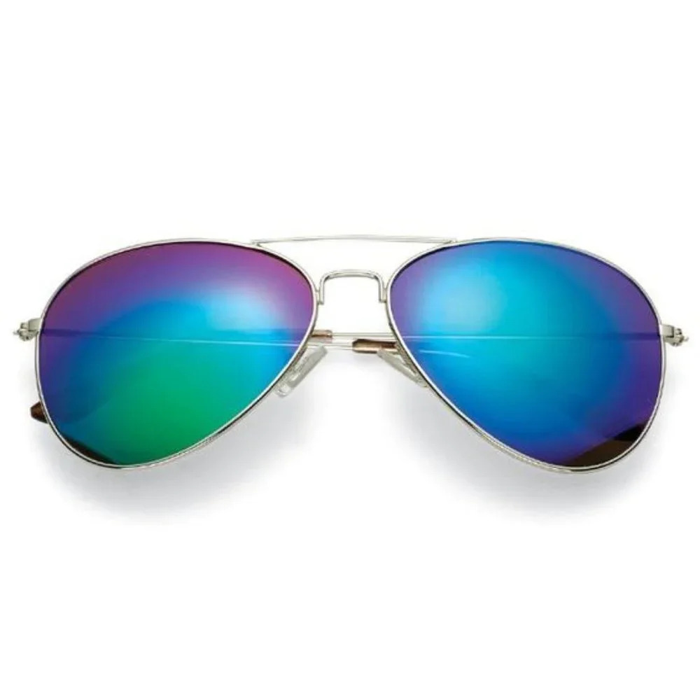 Tinted Aviator Sunglasses